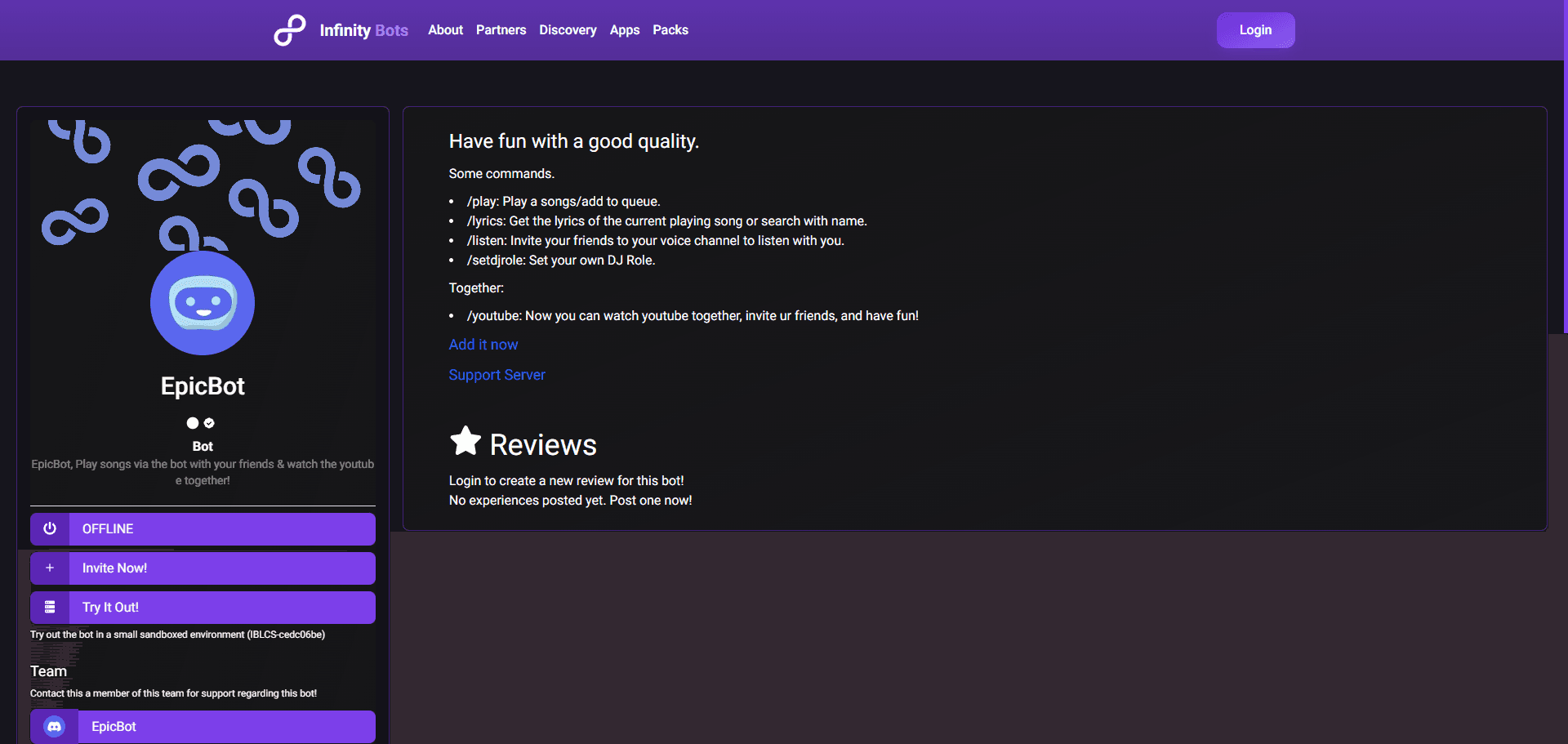 Infinity List screenshot 2